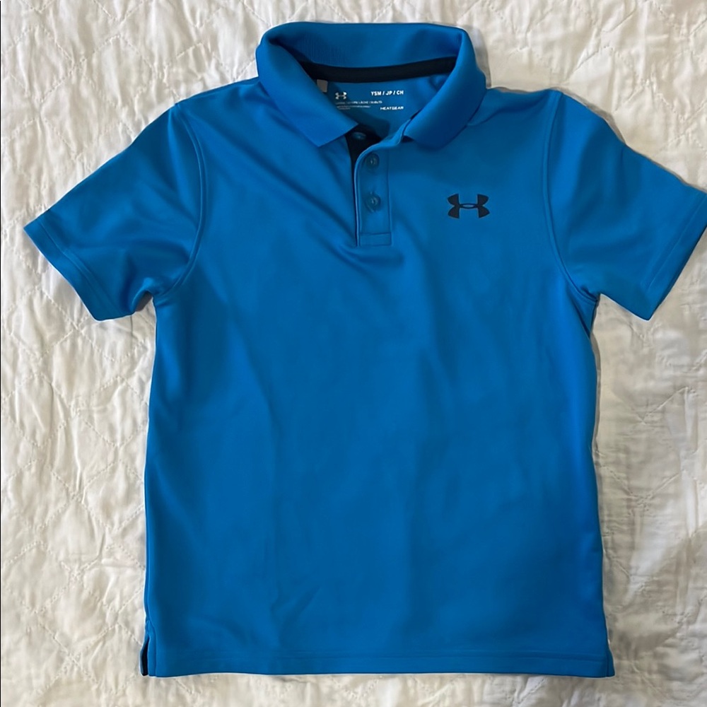 Under Armour Kids' Blue Polo Shirt